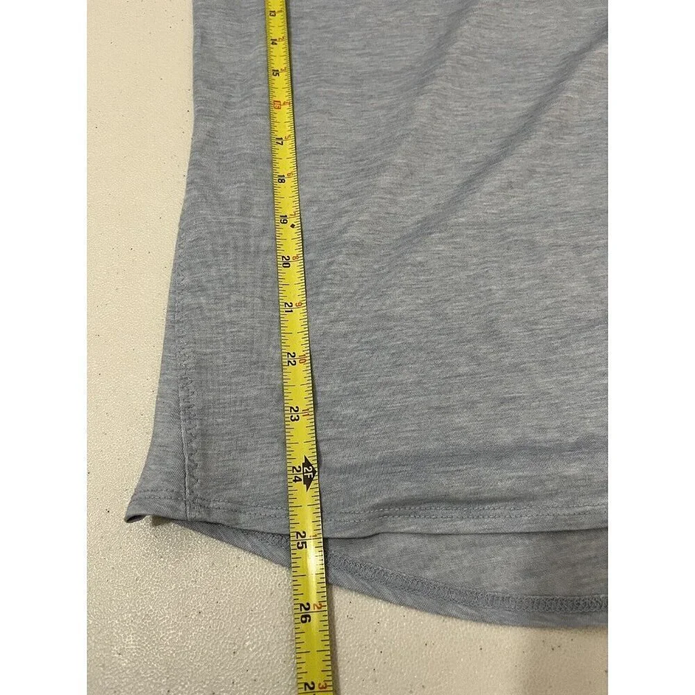 Athleta Long Sleeve Shirt Twisted Back Size Small Blue